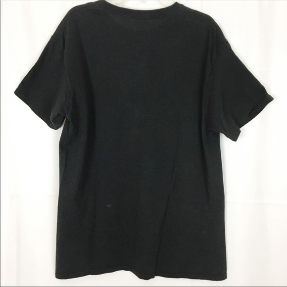 GDA ‘Jimi’ Black Graphic Tee Shirt - Medium - Picture 3 of 5